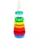 Piramida cu rotite pentru bebelusi - Fat Brain Toys Piramida cu rotite pentru bebelusi - Fat Brain Toys