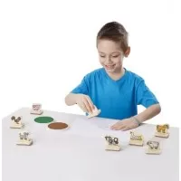 Primele mele stampile Animale de la ferma Melissa and Doug
