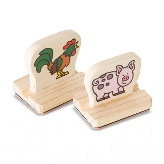 Primele mele stampile Animale de la ferma Melissa and Doug