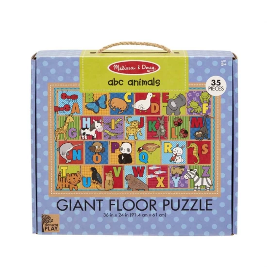 Primul meu puzzle de podea eco Alfabetul Animalelor Melissa and Doug 35 piese Primul meu puzzle de podea eco Alfabetul Animalelor Melissa and Doug 35 piese