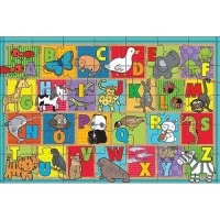 Primul meu puzzle de podea eco Alfabetul Animalelor Melissa and Doug 35 piese