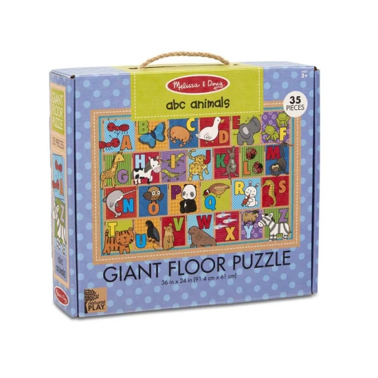 Primul meu puzzle de podea eco Alfabetul Animalelor Melissa and Doug 35 piese Primul meu puzzle de podea eco Alfabetul Animalelor Melissa and Doug 35 piese