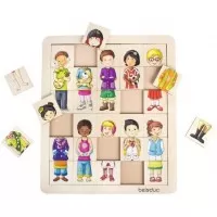 Puzzle amesteca si potriveste 30 piese Beleduc - Copiii lumii