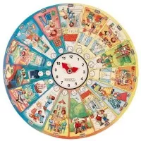 Puzzle circular Invata ceasul Beleduc 48 piese