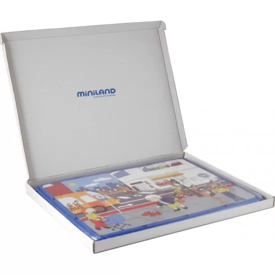 Puzzle Codul rutier Miniland 56 piese Puzzle Codul rutier Miniland 56 piese