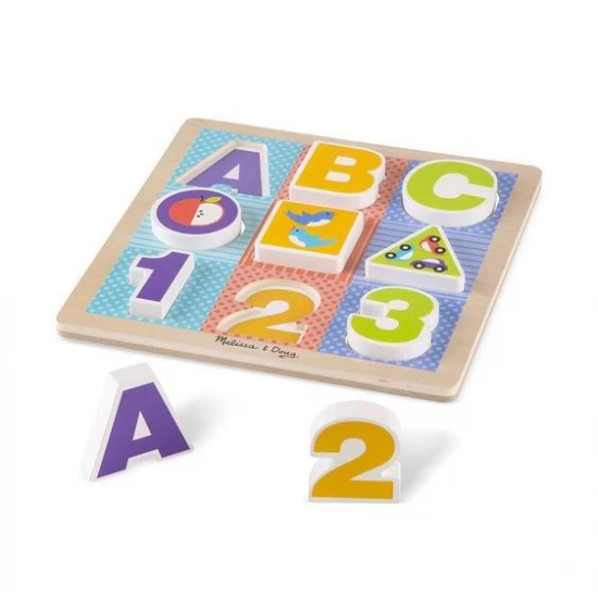 Puzzle cu piese mari pentru belelusi Melissa and Doug Puzzle cu piese mari pentru belelusi Melissa and Doug