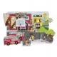 Puzzle cu sunete Brigada de pompieri Melissa and Doug 8 piese