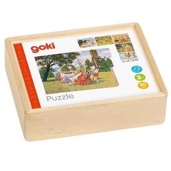 Puzzle cuburi Povestile Copilariei 20 piese