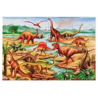 Puzzle de podea cu dinozauri Melissa and Doug 48 piese