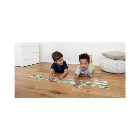 Puzzle de podea din lemn Descopera padurea 40 piese Puzzle de podea din lemn Descopera padurea 40 piese