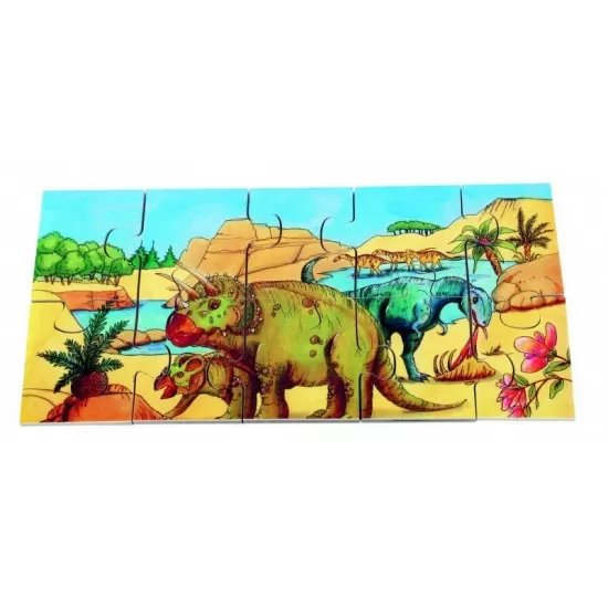 Puzzle de podea Dino Beleduc 40 piese Puzzle de podea Dino Beleduc 40 piese