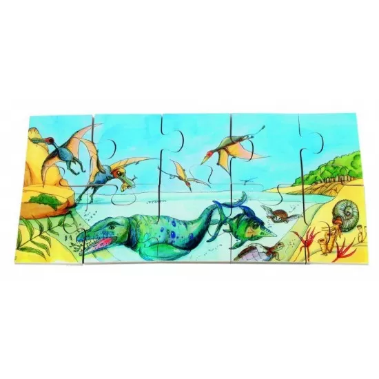 Puzzle de podea Dino Beleduc 40 piese Puzzle de podea Dino Beleduc 40 piese
