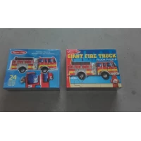 Puzzle de podea gigant Masina de pompieri Melissa and Doug 24 piese