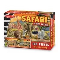 Puzzle de podea Safari Melissa and Doug 100 piese