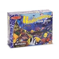 Puzzle de podea Melissa and Doug 48 piese - Viata subacvatica 