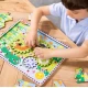 Puzzle din lemn cu rotite dintate Animale vesele 24 piese Puzzle din lemn cu rotite dintate Animale vesele 24 piese
