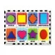 Puzzle lemn in relief forme geometrice Melissa and Doug 8 piese Puzzle lemn in relief forme geometrice Melissa and Doug 8 piese