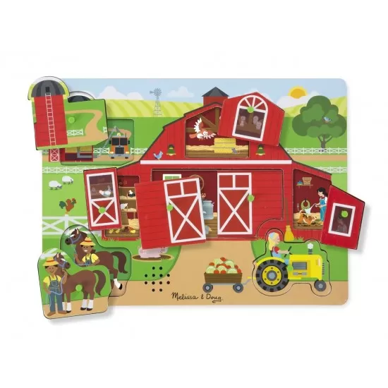 Puzzle sonor Ferma -  Melissa and Doug