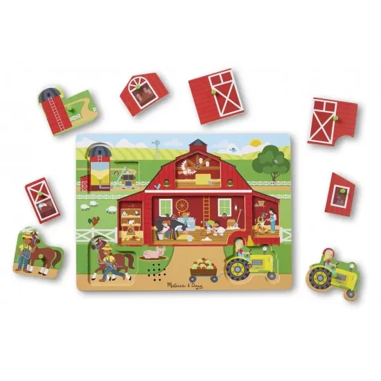 Puzzle sonor Ferma -  Melissa and Doug