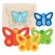 Puzzle stratificat Fluturasi colorati Puzzle stratificat Fluturasi colorati