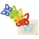 Puzzle stratificat Fluturasi colorati Puzzle stratificat Fluturasi colorati