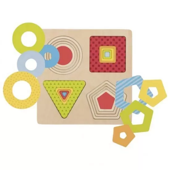 Puzzle stratificat Forme geometrice Puzzle stratificat Forme geometrice