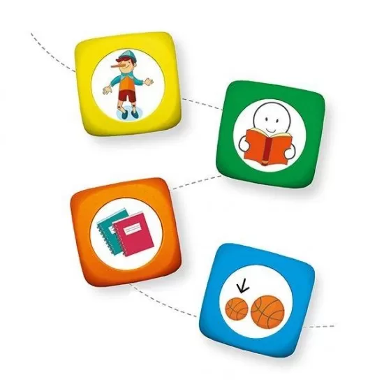 Set 15 Cuburi cu povesti Story Cubes cu ghid pedagogic si suport audio in limba romana Set 15 Cuburi cu povesti Story Cubes cu ghid pedagogic si suport audio in limba romana