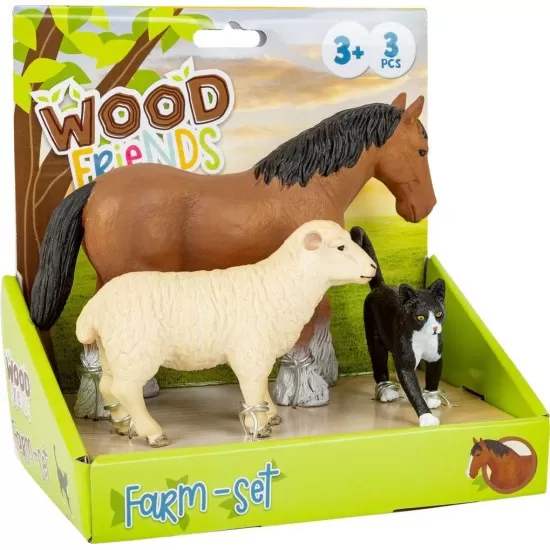 Set 3 figurine Animale de la Ferma Set 3 figurine Animale de la Ferma