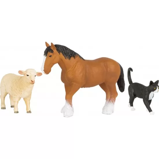 Set 3 figurine Animale de la Ferma Set 3 figurine Animale de la Ferma
