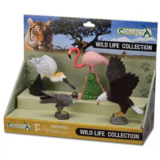 Set 4 figurine pasari exotice Collecta Set 4 figurine pasari exotice Collecta