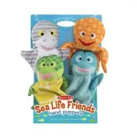 Set 4 papusi de mana Animale marine - Melissa and Doug