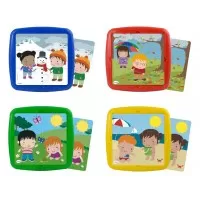 Set 4 puzzle Anotimpuri - Miniland