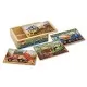 Set 4 puzzle lemn in cutie Vehicule pentru constructii Melissa and Doug Set 4 puzzle lemn in cutie Vehicule pentru constructii Melissa and Doug
