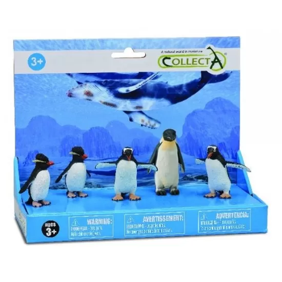 Set 5 figurine pictate manual Pinguini Set 5 figurine pictate manual Pinguini