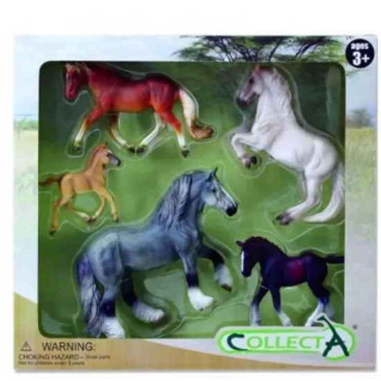 Set 5 figurine viata cailor Collecta Set 5 figurine viata cailor Collecta