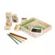 Set 9 stampile din lemn Safari - Melissa & Doug Set 9 stampile din lemn Safari - Melissa & Doug
