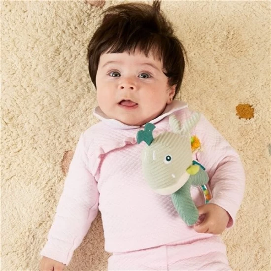 Set cadou bebe - Zornaitoare si paturica moale de atasament Ocean