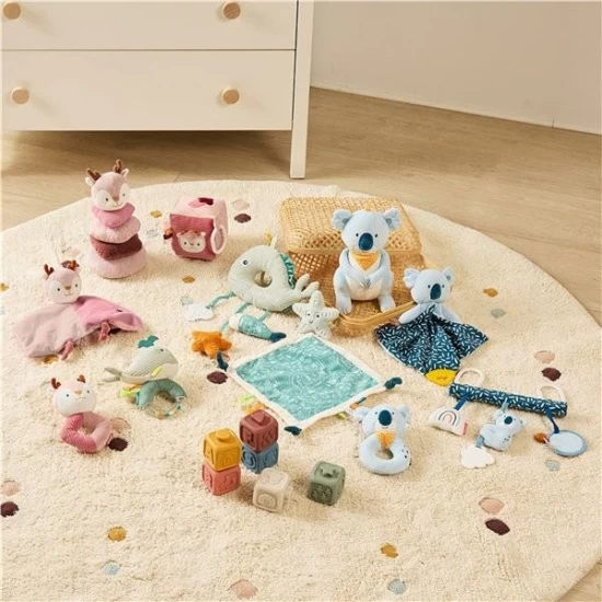 Set cadou bebe - Zornaitoare si paturica moale de atasament Caprioara