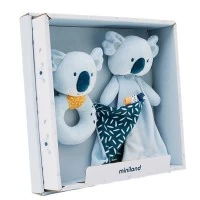 Set cadou bebe - Zornaitoare si paturica moale de atasament Koala