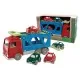 Set Camion transportor de masini cu patru masinute Set Camion transportor de masini cu patru masinute