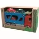Set Camion transportor de masini cu patru masinute Set Camion transportor de masini cu patru masinute