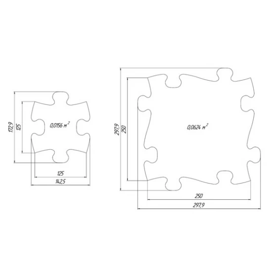 Set covorase ortopedice senzoriale puzzle Diamant A Muffik 49 piese Set covorase ortopedice senzoriale puzzle Diamant A Muffik 49 piese