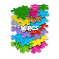 Set covorase ortopedice senzoriale puzzle Huge 2A Muffik 16 piese