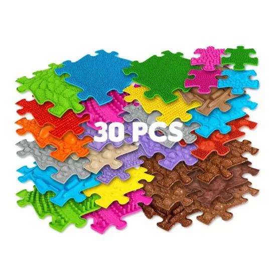 Set covorase ortopedice senzoriale puzzle Set Royal A Muffik 30 piese