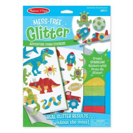 Set creatie abtibilduri cu sclipici Aventuri Melissa and Doug Set creatie abtibilduri cu sclipici Aventuri Melissa and Doug
