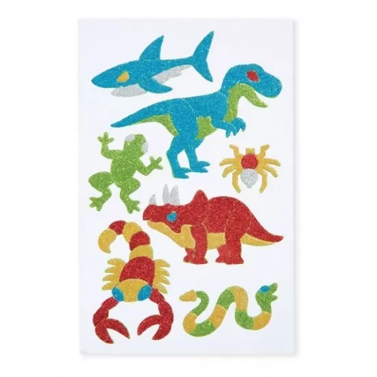 Set creatie abtibilduri cu sclipici Aventuri Melissa and Doug Set creatie abtibilduri cu sclipici Aventuri Melissa and Doug