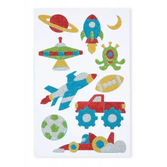 Set creatie abtibilduri cu sclipici Aventuri Melissa and Doug Set creatie abtibilduri cu sclipici Aventuri Melissa and Doug