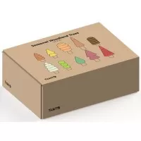 Set de 10 copacei din lemn pentru activitati educative