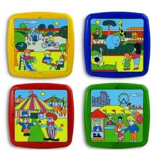 Set de 4 puzzle Timpul liber Miniland Set de 4 puzzle Timpul liber Miniland