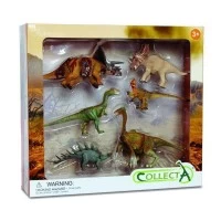Set 6 figurine pictate manual Dinozauri 1